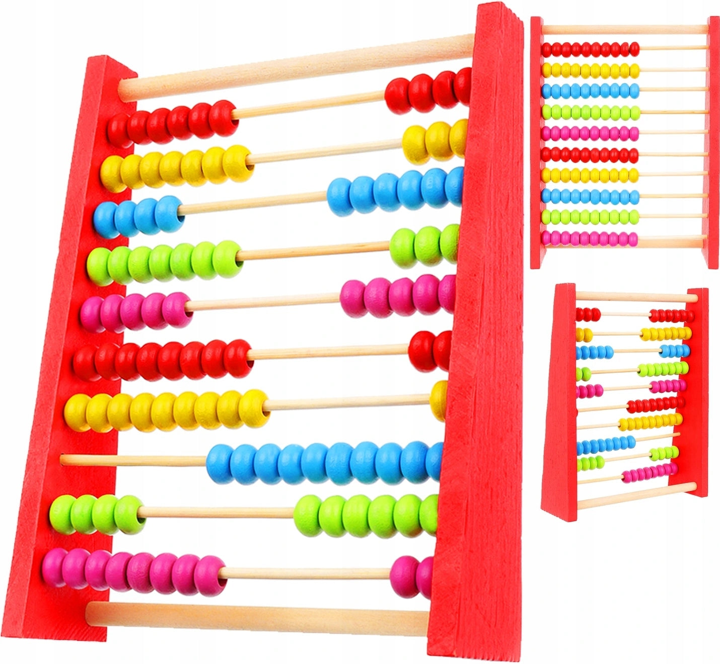 Big Wooden Steel Abacus