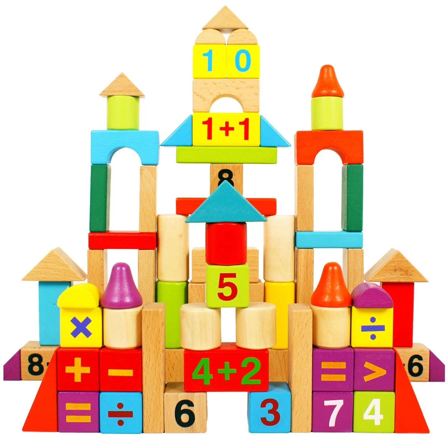 Mathematics Wooden Block 50Pcs