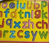 Wooden Writing Pad abc