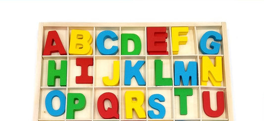 Wooden Double ABC Blocks