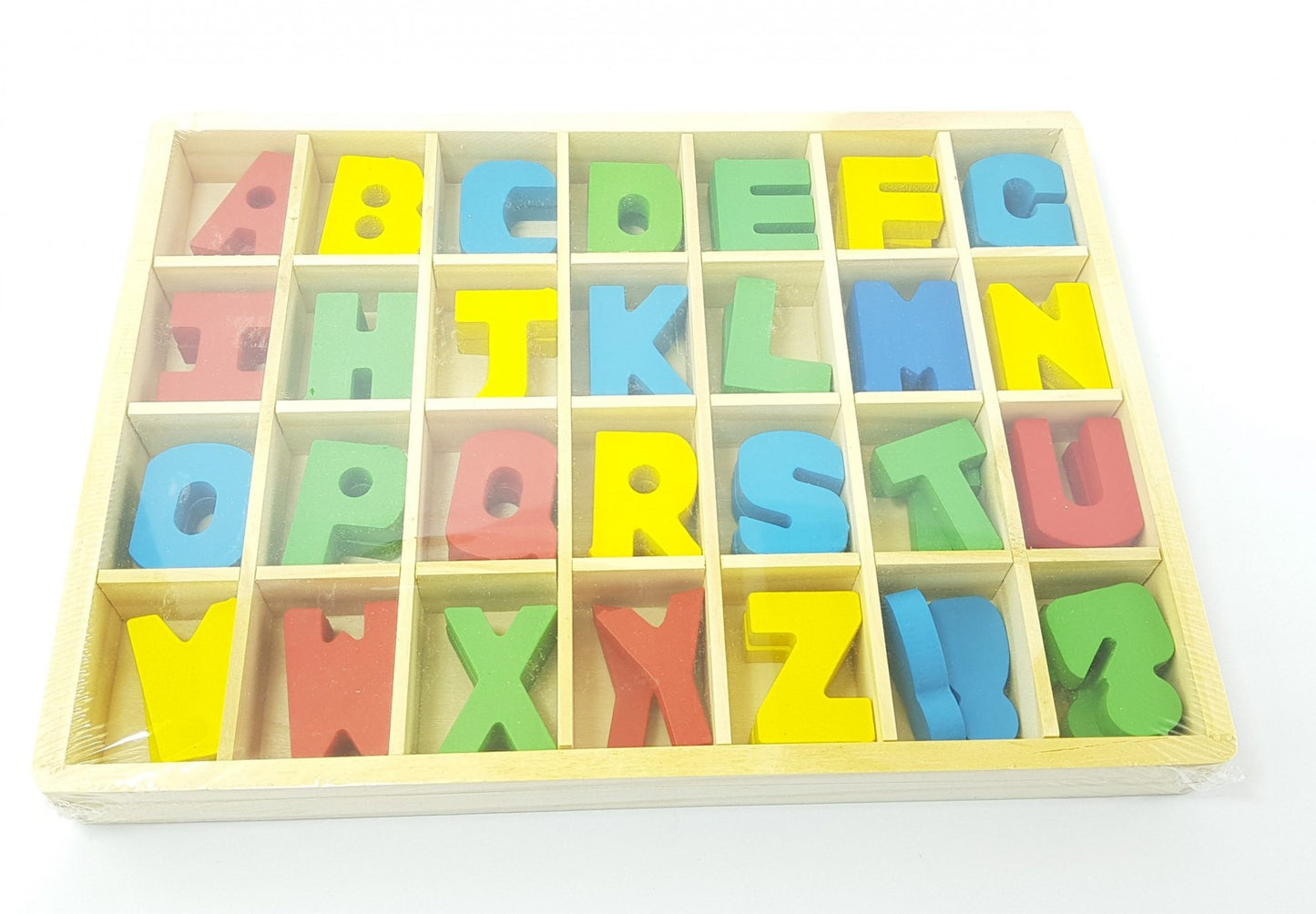 Wooden Double ABC Blocks