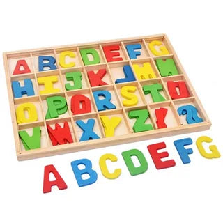 Wooden Double ABC Blocks